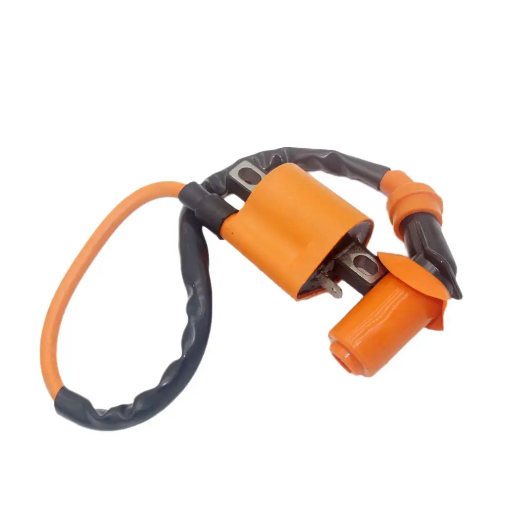 Motorcycle Performance Ignition Coil for Honda CG125 200cc 250cc - Orange