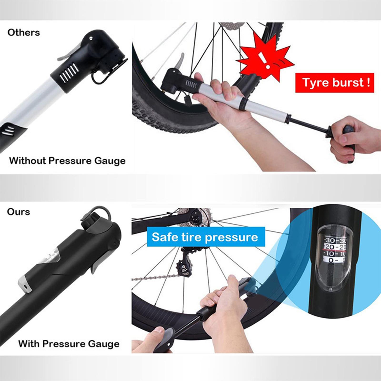 Handheld bikes pump Set Hand Pump Bike Accessories Kit for Cycling Road Bike