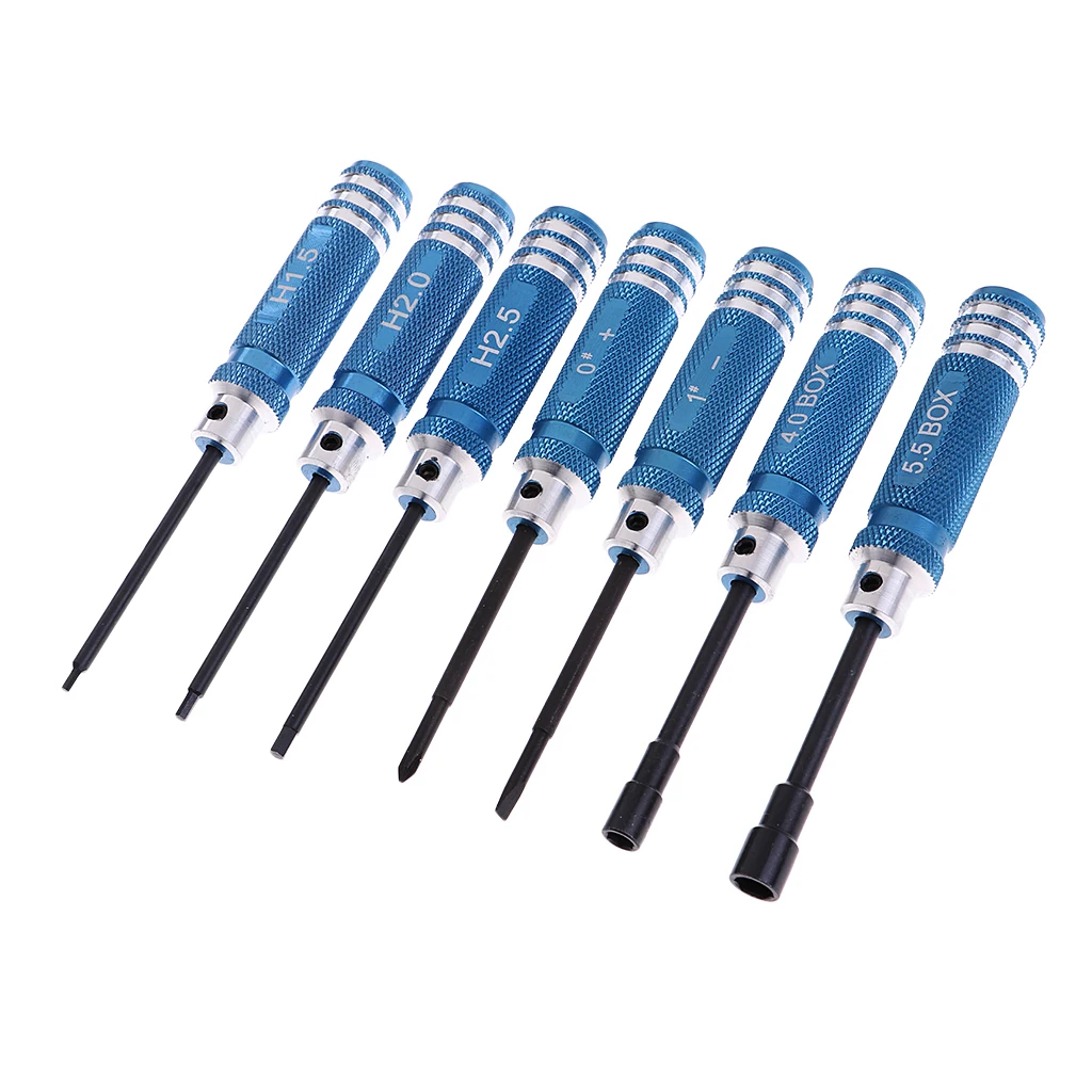 7 Pieces Repair Tools  ScrewDrivers Hexagon Screw Driver 11.2 to Carry