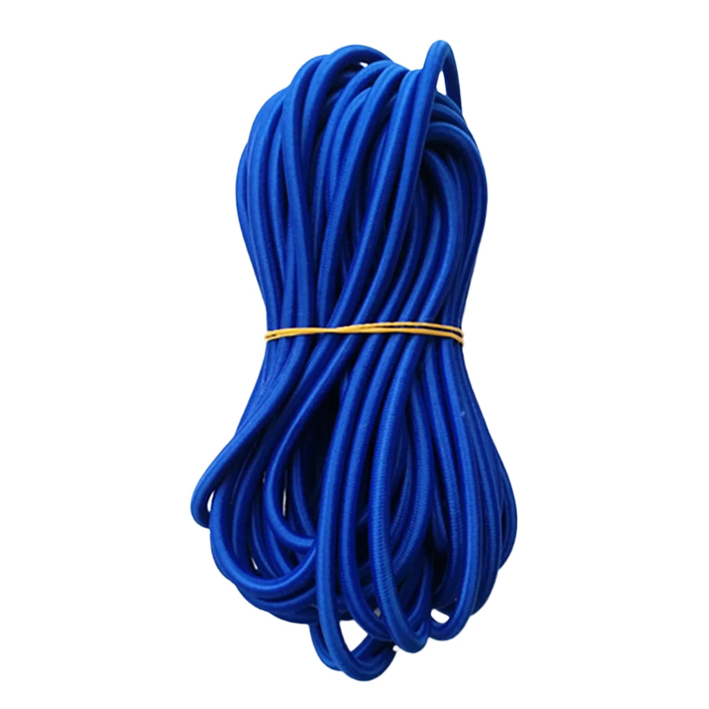 MagiDeal 5mm High Strength Durable Strong Elastic Stretch Rubber Shock Cord Tie Down Marine Boat Bungee Rope 1m-75m