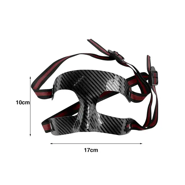 Cycling Helmets Transparent Nose Guard Face Shield Carbon Fiber Protective  Mask With Adjustable Elastic Wrap Strap For Soccer Basketball Spo 2024 from  mucho, $20.28