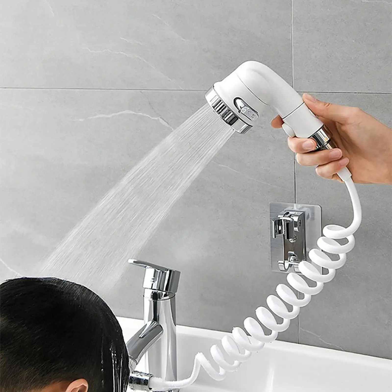 Handheld Shower Nozzle Sprinkler,Water Saving and On Off Switch for