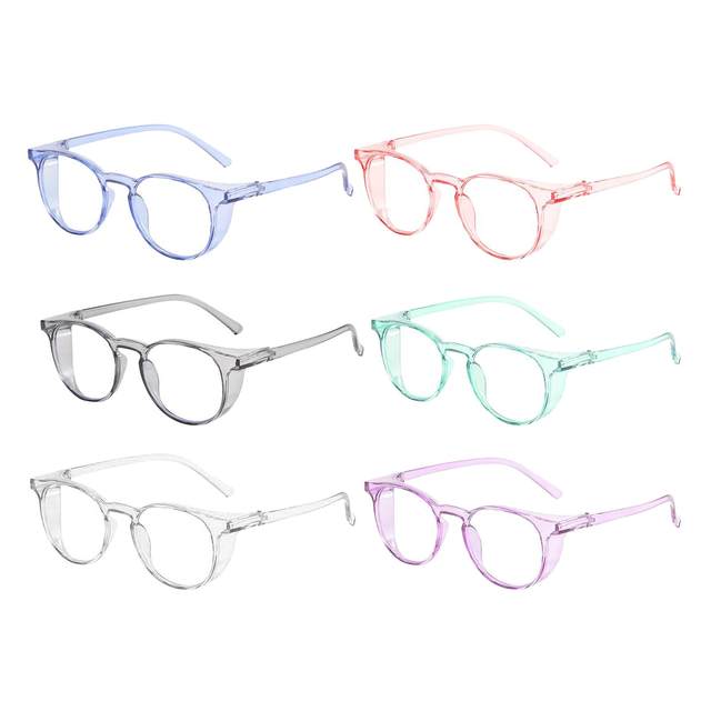 Transparent anti-fog   lens Safety glasses with workplace