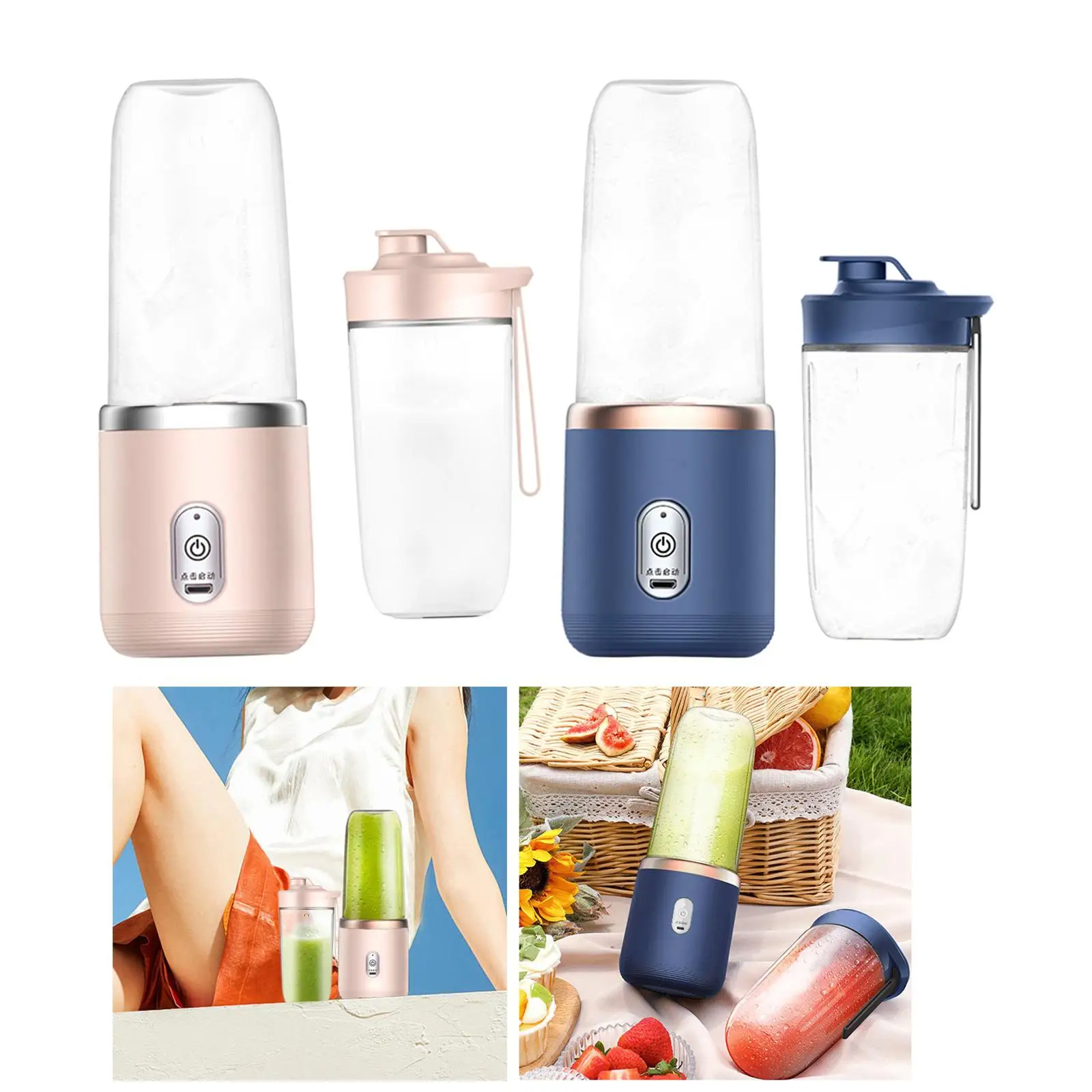 Mini Electric Fruit Juicer Juicer Machine 6 for Office Outdoor Home