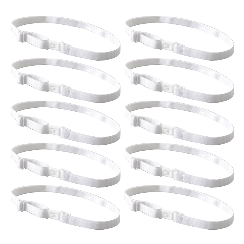 10Pcs Adjustable Elastic Bow Tie Strap Band DIY Accessories with Clips for Bowtie Belt Ties 14 10Pcs Adjustable Elastic Bow Tie Strap Band DIY Accessories with Clips for Bowtie Belt Ties