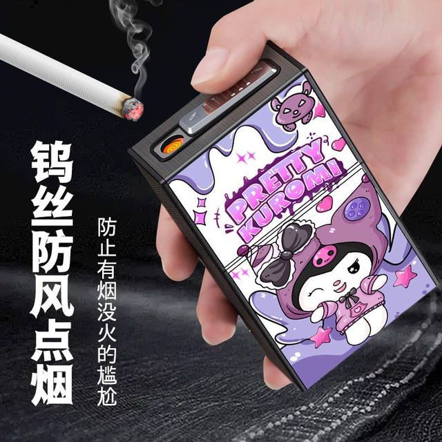 Sanrio famille Hello Kitty Pochacco mon Melody mignon Cartoon recharger  Étui à cigarettes et allume-cigare tout en un cadeau pour Boyfriend - Chine  Allume-cigare et allume-cigare prix