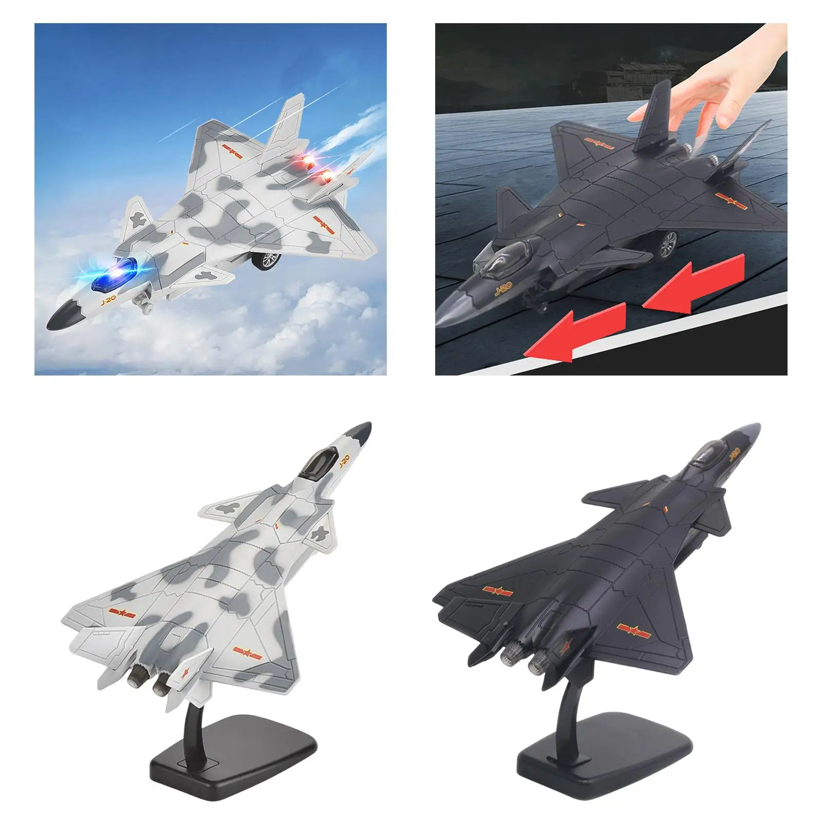 1:144 Fighter Plane Model Plane Toy Aircraft for Office Decoration Ornament