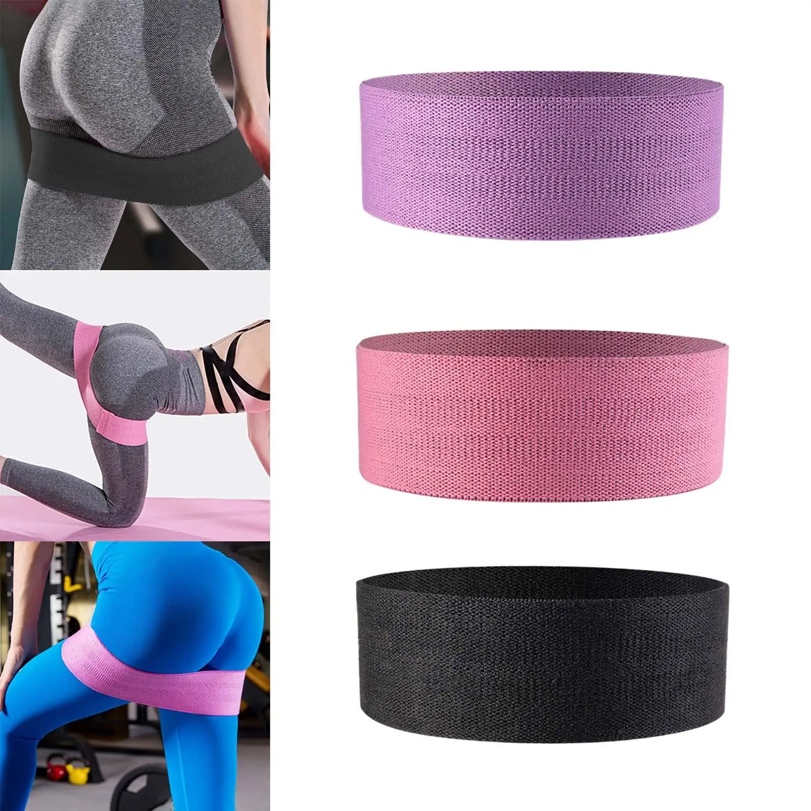 Fabric Resistance Band Women and Men Booty Band Thigh Band for Workout Exercise Band Resistance Loop for Legs and Butt