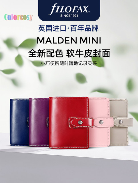 Filofax Malden Personal Organizer, Mini A8, Full-grain Leather, Is  Carefully Crafted By Hand, with A Soft, High-quality Texture