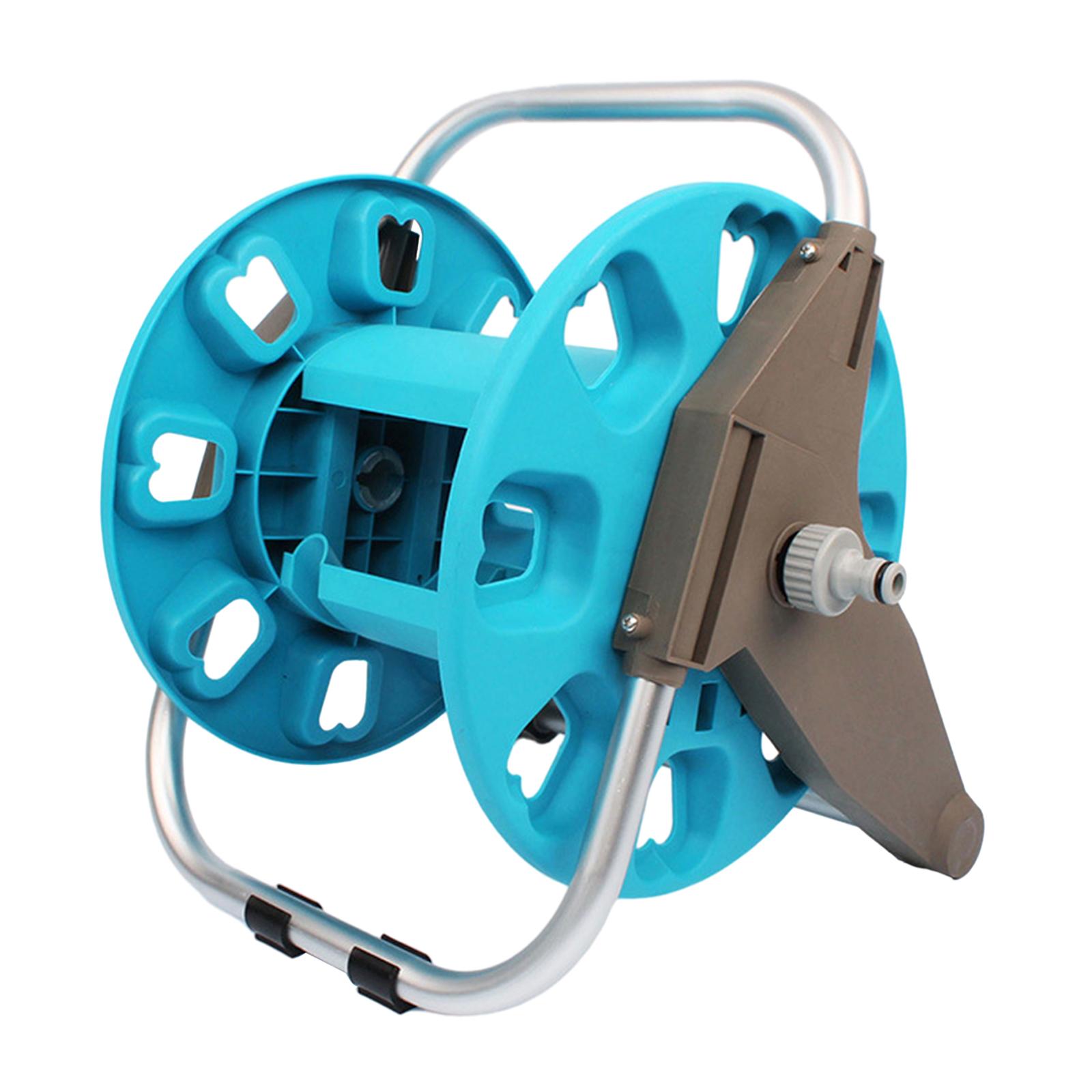 Garden Water Pipe Hose Reel Portable Durable Construction Water Hose Storage Stand Rack Holds 98.4 ft Hose Hose Pipe Organizer