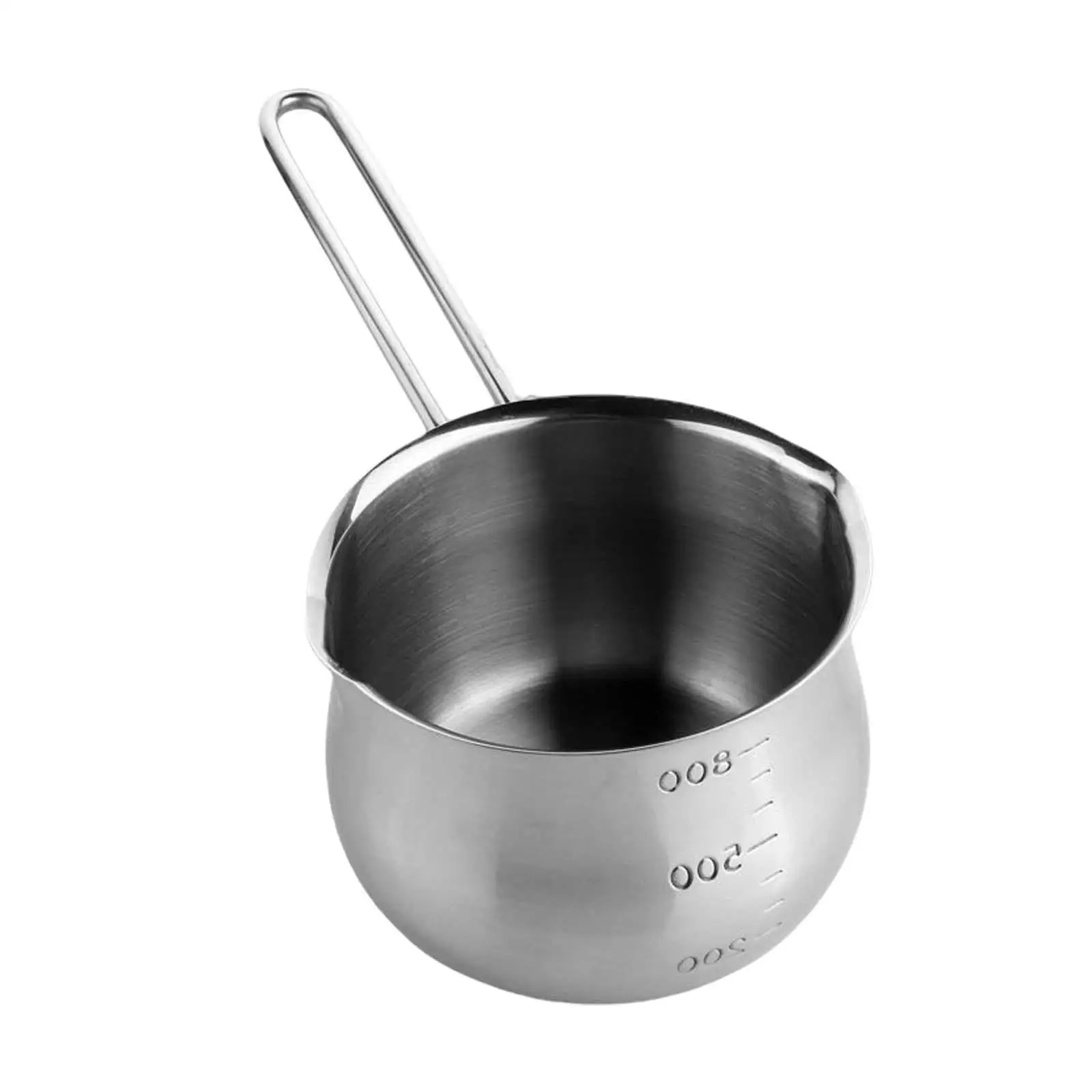 Stainless Steel Small Milk Pot Butter Warmer for Camping Household
