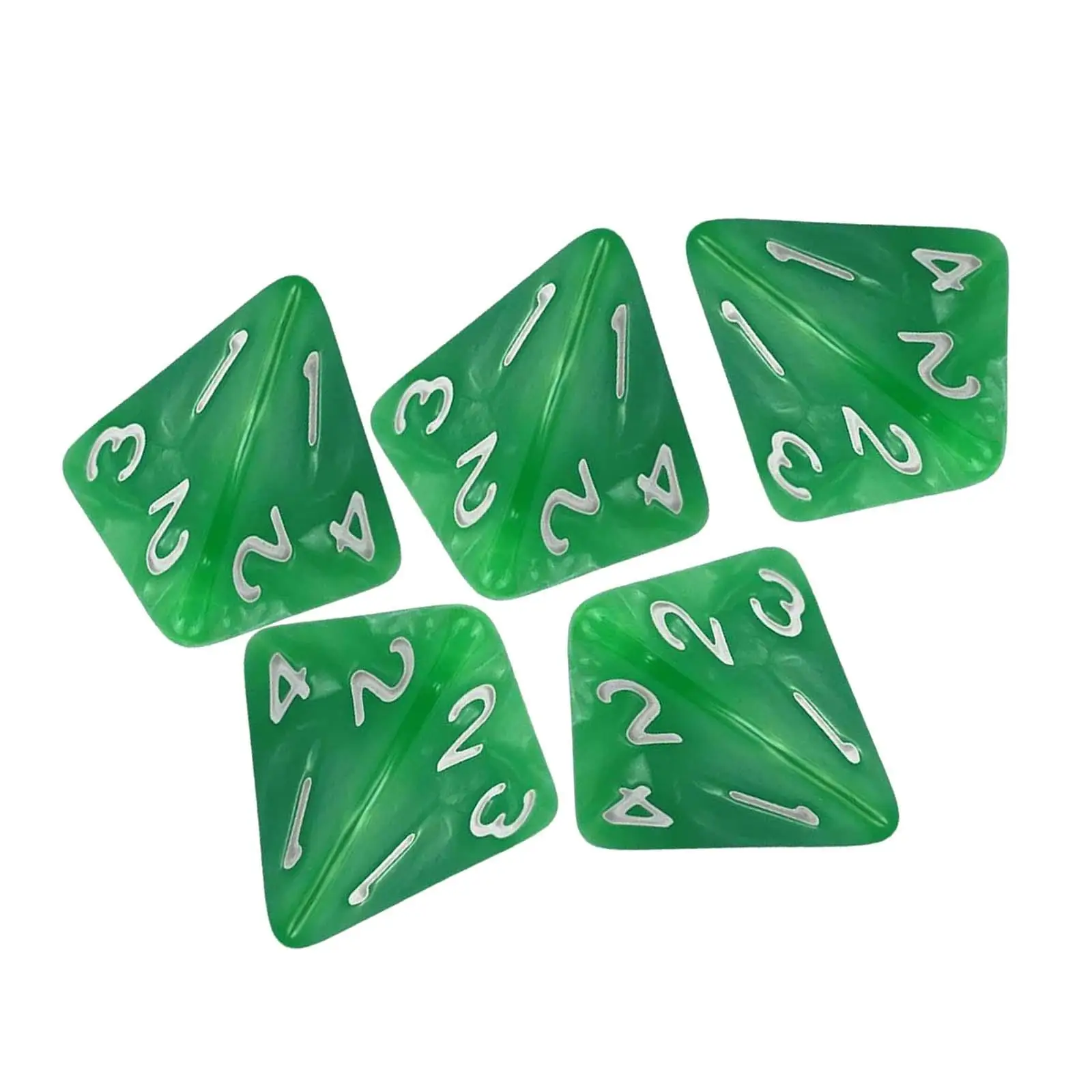 5pcs Game Dices Party Favors Polyhedral Dices for Bar KTV Role Playing Game
