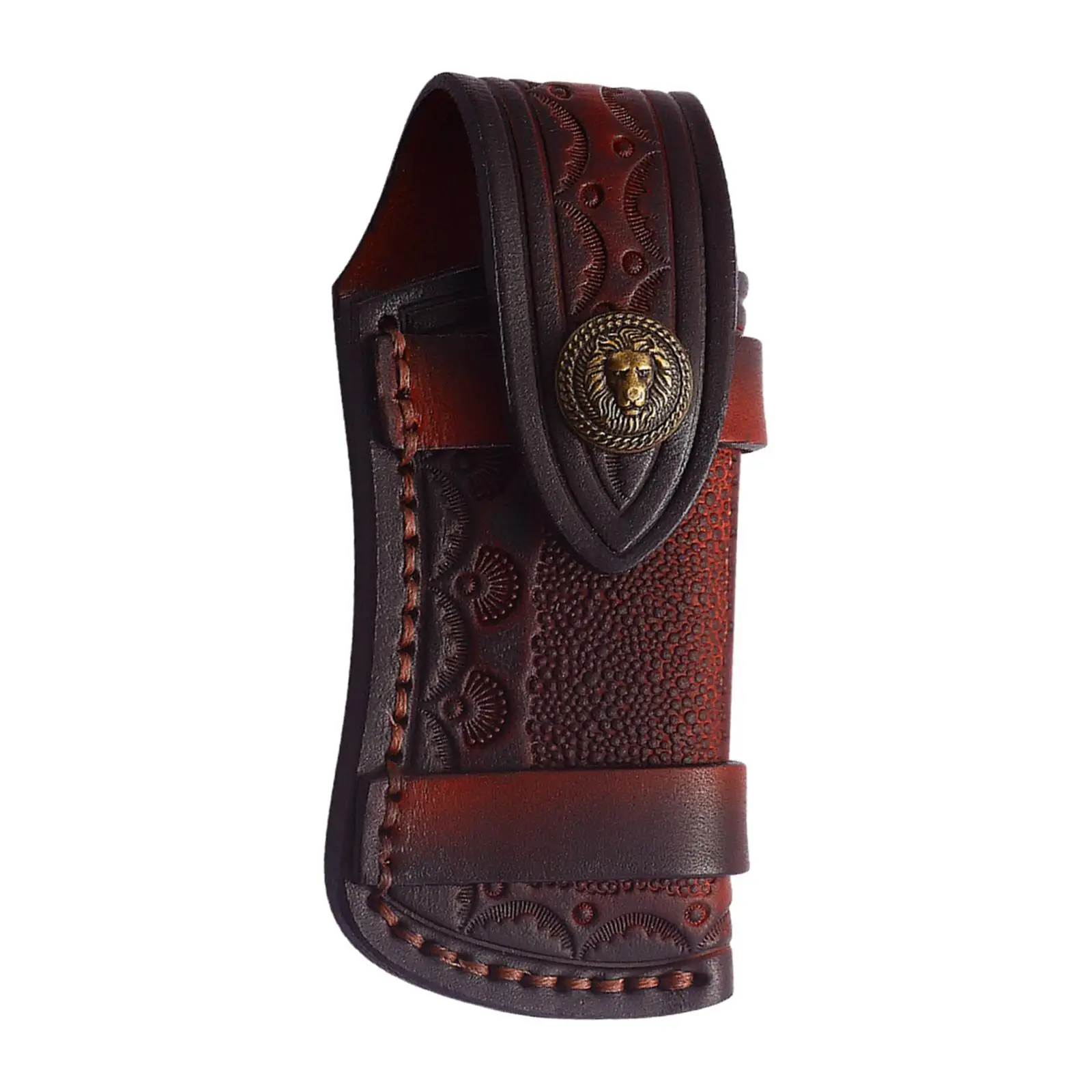 Leather Sheath for Folding Knife Protective Case Knife Pouch Knife Cover