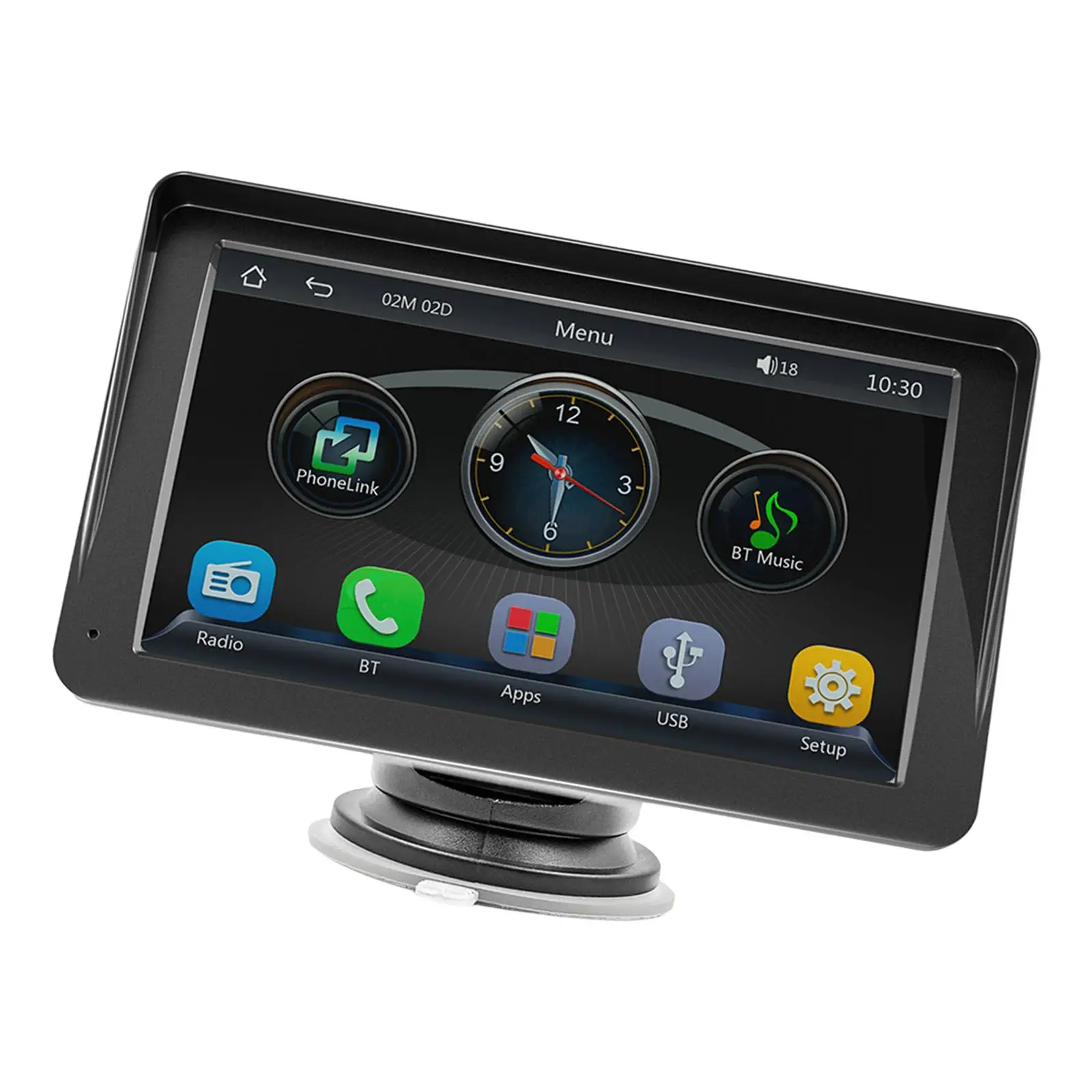 Car Stereo Touchscreen Adjustable Angle with Screen Mirroring Portable Navigation Screen Car Radio for Most Car Models