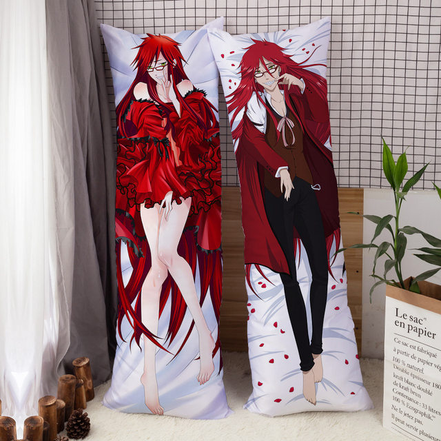 Ciel Phantomhive Black Butler Dakimakura Anime Body Pillow Case 87012 Male  –