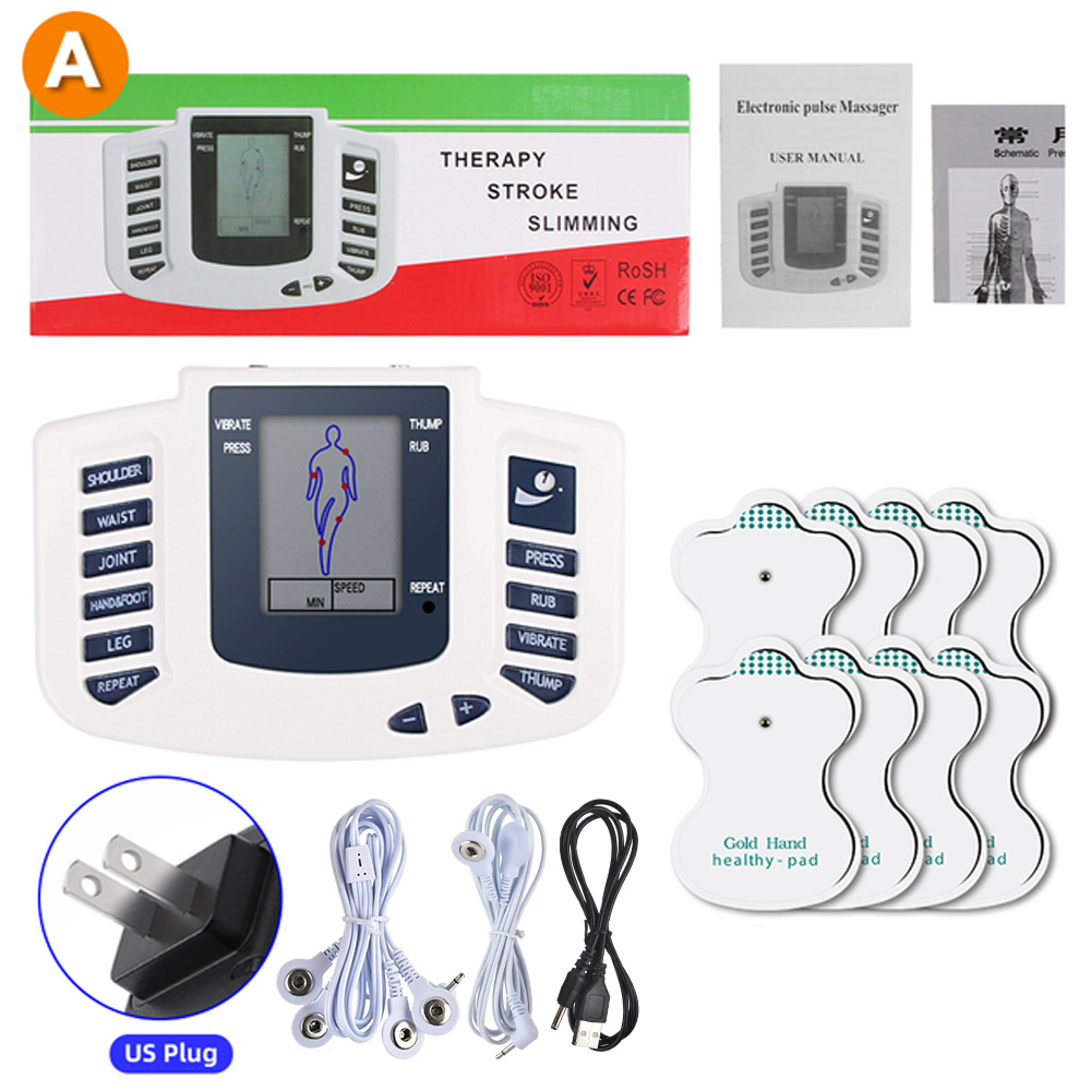 Best of 8 Modes EMS Electric Muscle Stimulator Tens Unit Machine With Hand Foot Massage Electrostimulator Pulse Massager For Body 8 Pads Reviews & Tips