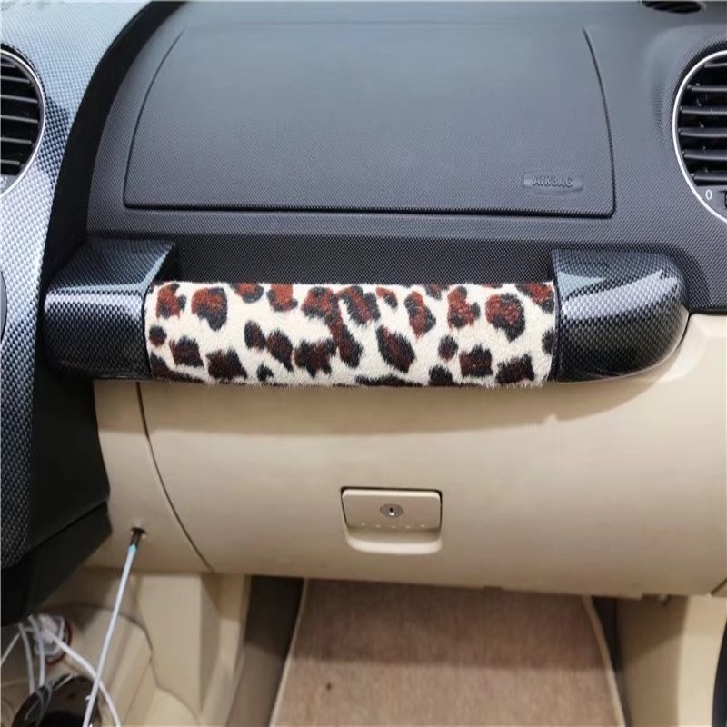 Für VW Volkswagen Beetle 2001-2012 ABS Innenraum-Beifahrergriffabdeckung, Beifahrer-Armlehne, Beifahrer-Armaturenbrett-Abdeckung – Detail 5