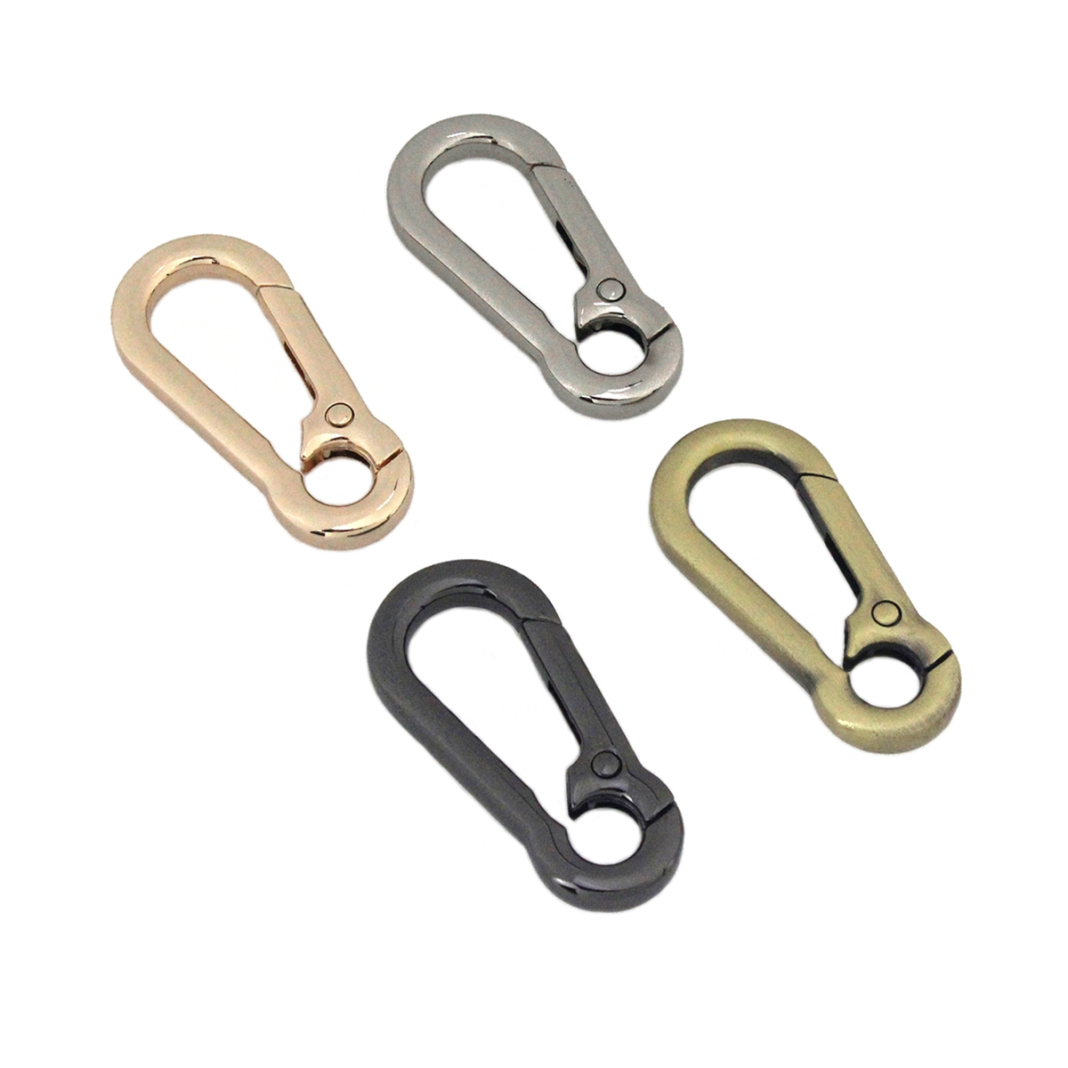 Description Picture 3 of item1pcs Metal Snap Hook Fashion Bag Connector Buckle for Webbing Leather Craft Bag Strap Belt Garment Luggage DIY Accessory