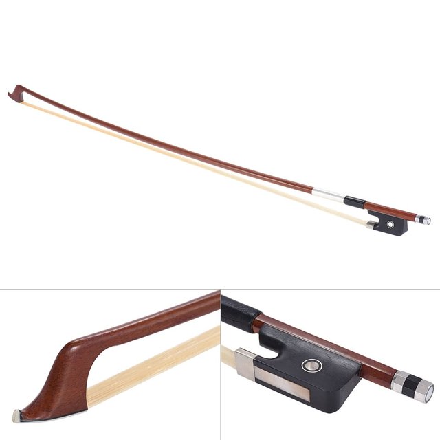 4/4 3/4 1/2 1/4 1/8 Octagonal Brazilwood Cello Bow Horsehair