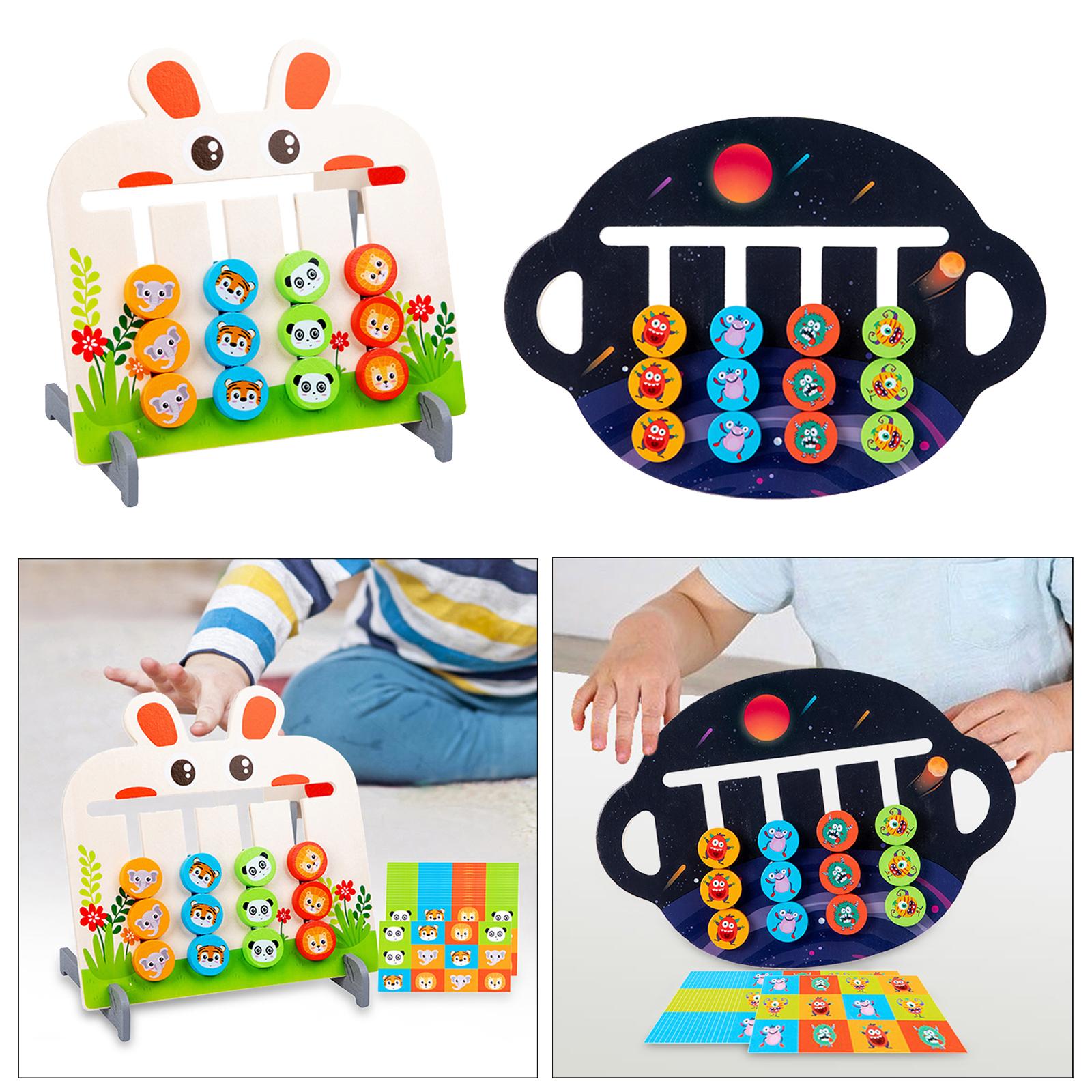 Sliding Puzzle Toy Development Toys Fine Motor Skill Sorting Toy for