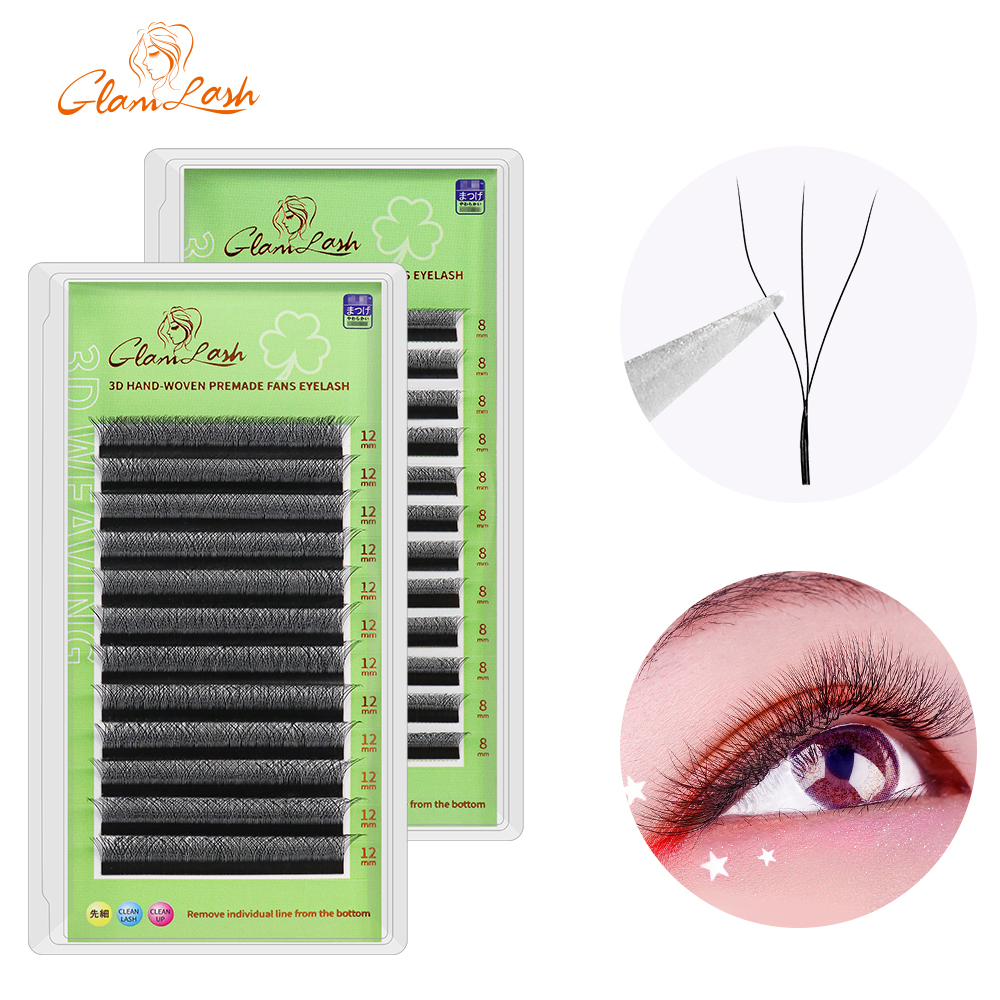 Best of GLAMLASH W Shape Eyelash Extensions 3D4D5D Premade Volume Fans W Style Individual YY Lashes False Eyelash Natural Makeup Tool Reviews & Tips