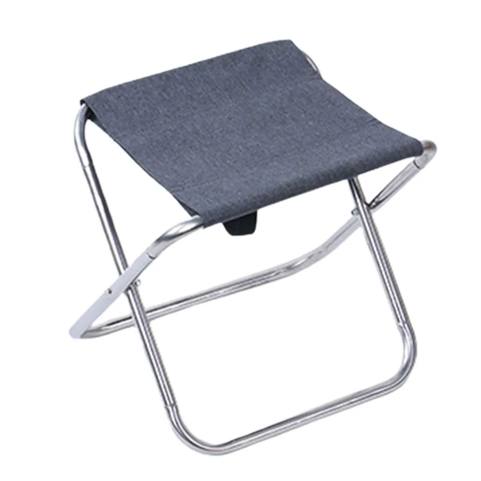 Camping Stool Folding Camping Seat Small Camping Chair Strong Load Capacity Saddle Chair for Lawn Travel Barbecue Sports Concert