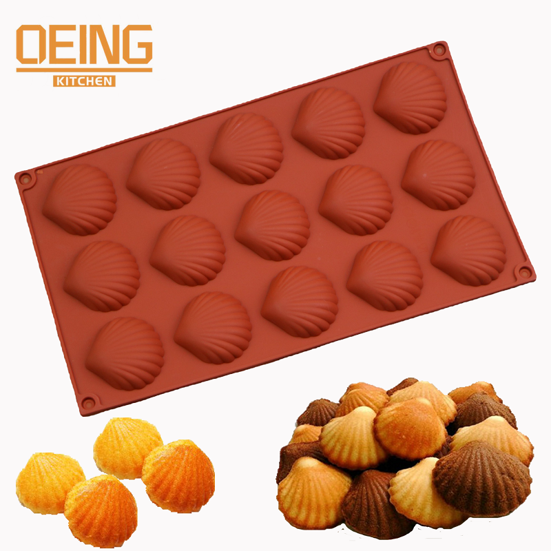 Food Grade Madeleine Kuchen Form Shell Geformt Silikon Backen Cookie Keks Form DIY Backformen Pan Form Küche Zubehör – Detail 2
