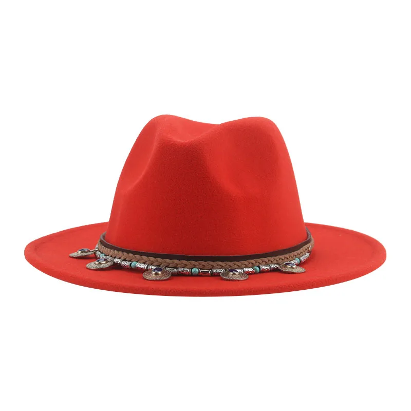Fedora Hat Western Cowboy Hats for Women Winter Autumn Vintage Hats Black Wedding Formal Panama Derby Men Hat Sombreros De Mujer red bottom fedora