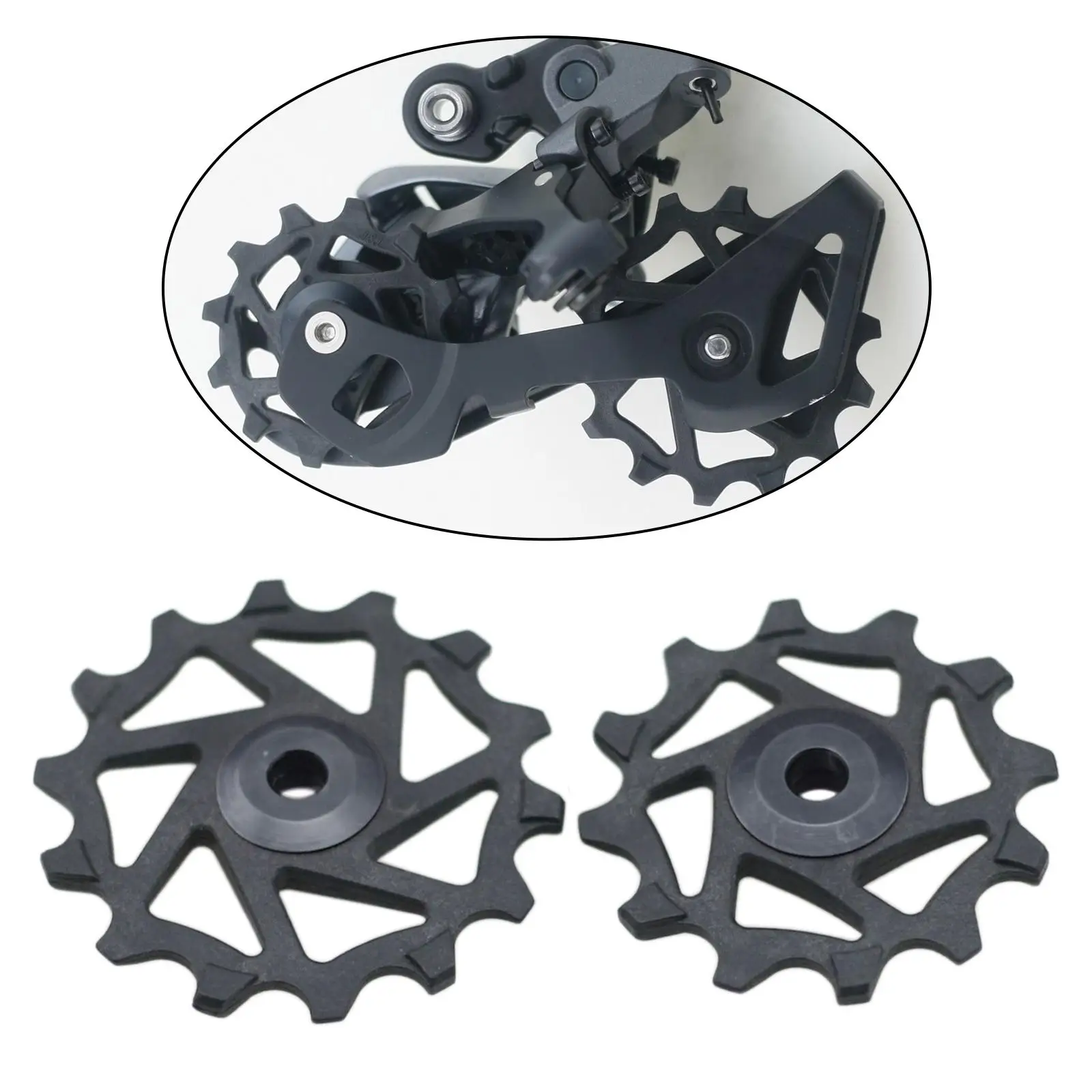 Bike Resin Bearing Jockey Wheel Pulley Bicycle Rear Derailleur Cycling 12T+14T for XX1 X01 Bicycle Cycling Part
