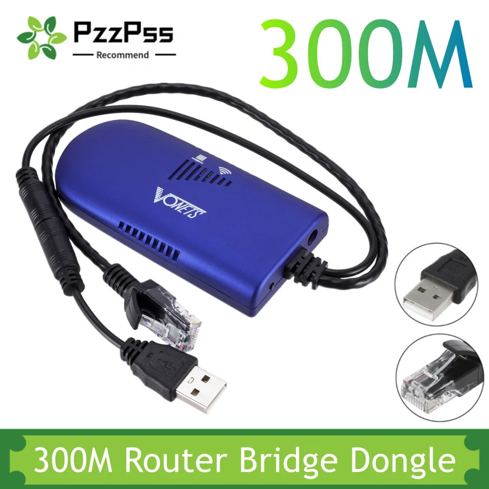 PzzPss Mini VAP11G-300 RJ45 Wifi Wireless Bridge Wi fi Repeater Routers WI-FI For PC Computer Networking Camera Monitor Q15183 wireless signal booster