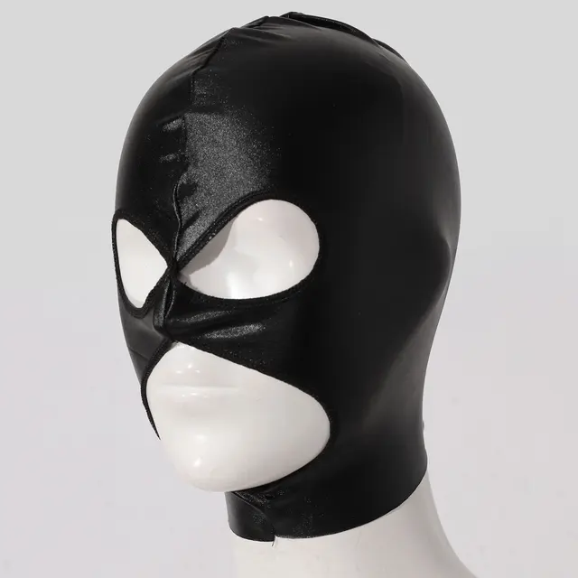 Sexy Black Latex Hero Mask Full Face Hood With Back Zipper Cat Woman Mask  Customize Size Service LM152 From Hannahao, $69.35
