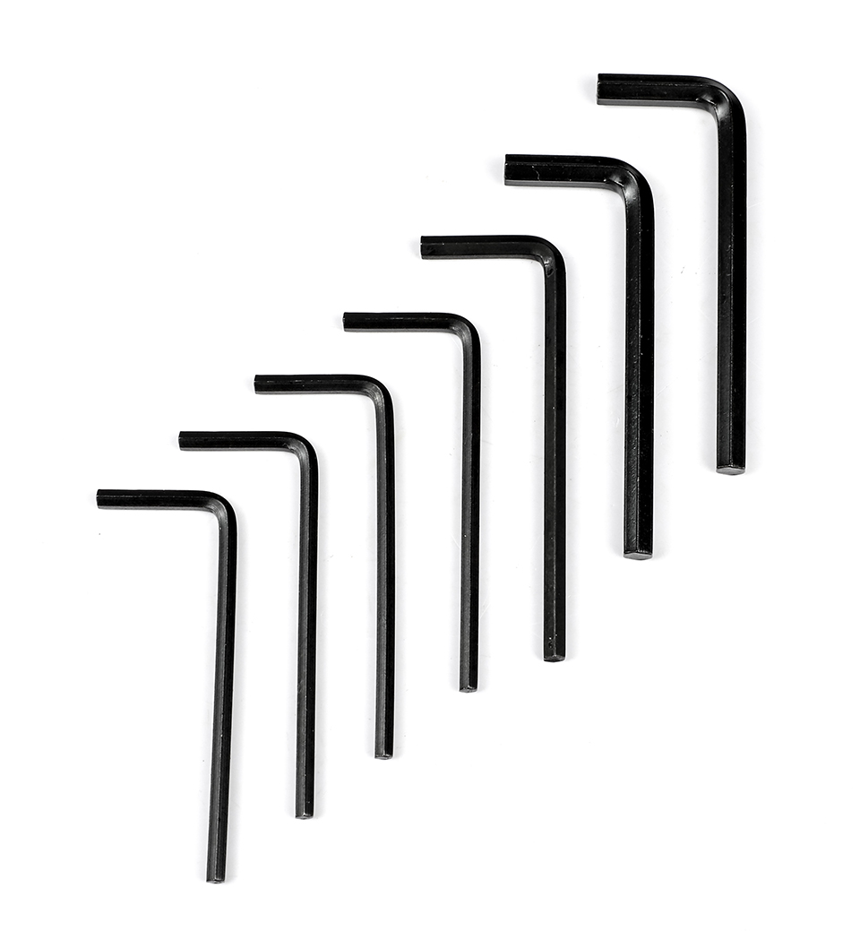 NINDEJIN 2-20 stücke L shaped hex hexagon schlüssel allen schlüssel 0,9mm 1,5mm 2mm 2,5mm 3mm 4mm 5mm 6mm 8mm carbon stahl allen schlüssel – Detail 3