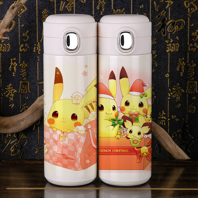 Pikachu Thermos Stainless Bottle PIKACCHU ADVENTURE 「 Pocket