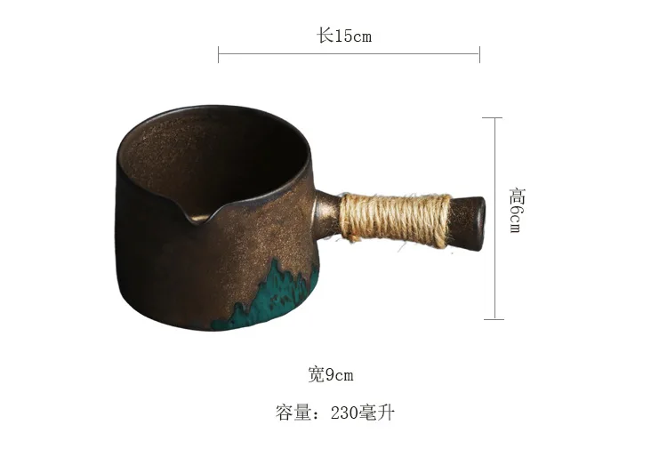 Black Gold Painting Mountain Side Handle Fair Cup_04.jpg