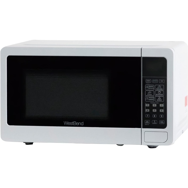 Title 10, Microwave Oven 700-Watts Compact with 6 Pre Coo...