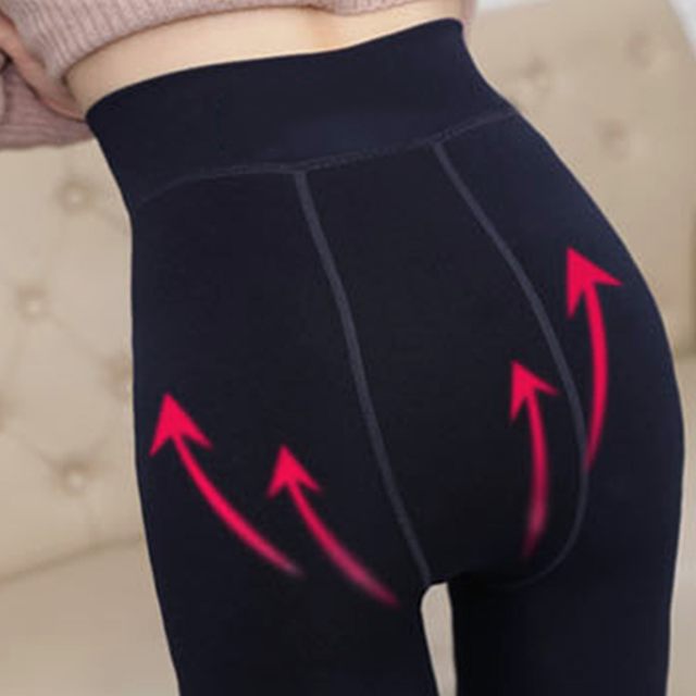 2024 Women's A Pair Of Warm Velvet Leggings Winter Trousers Thick