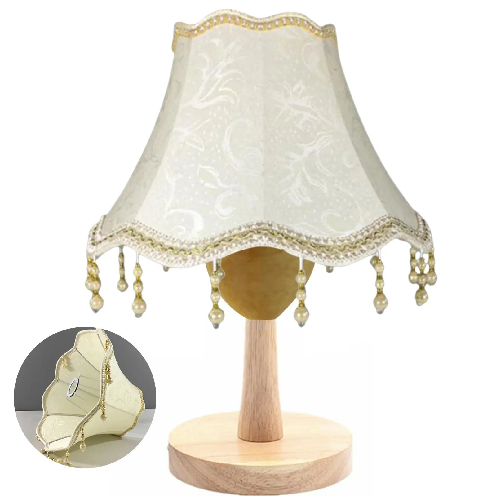 Fabric Lampshade Chandelier Cover Replacement Ceiling Light Shade Table Lamp