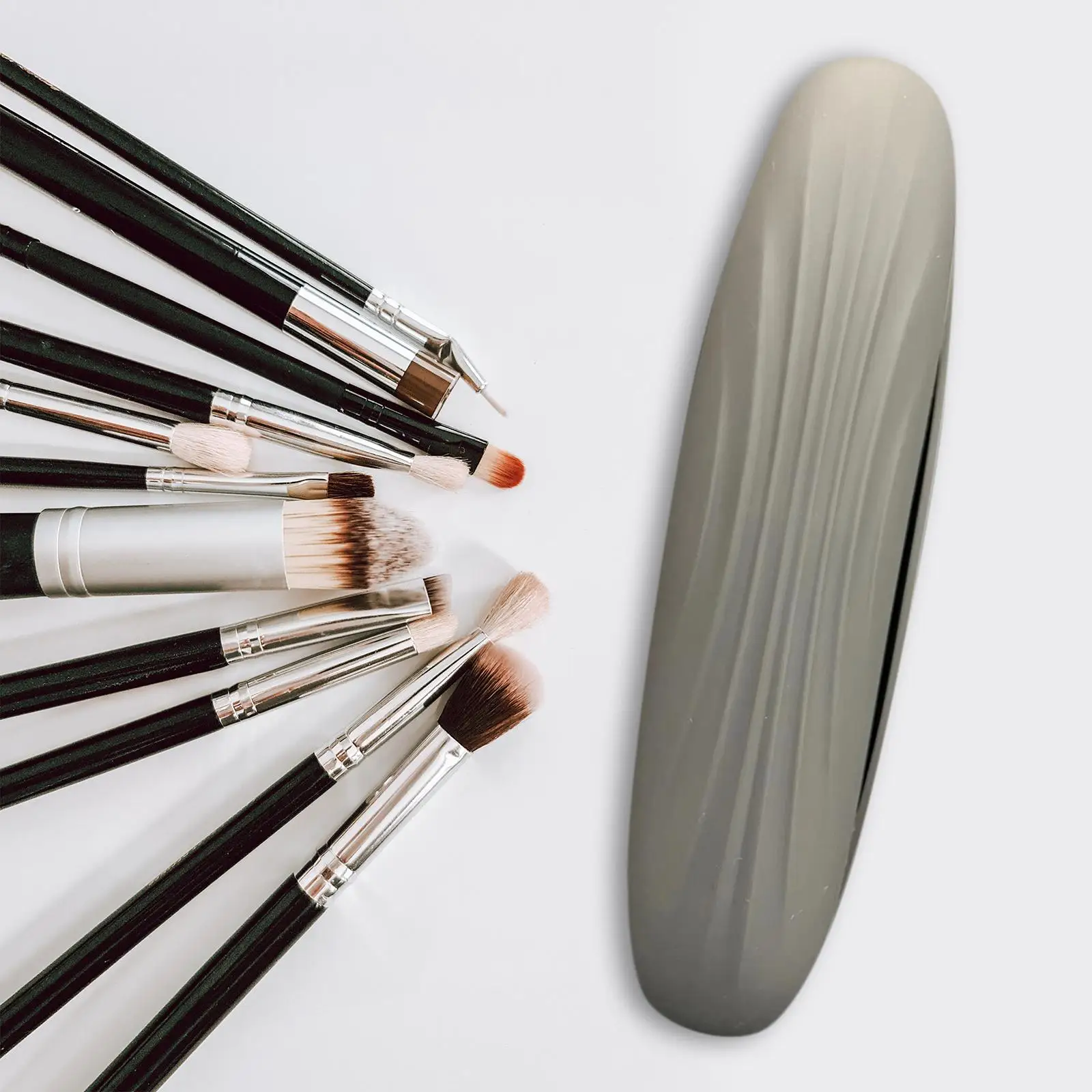 Makeup Brush Pouch Silicone Reusable Durable for Makeup Brush Makeup Women