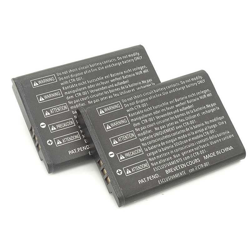 2 1300mAh CTR003 Batterie CTR003 pour Nintendo 3DS, 2DS, 2DS XL Console CTR001, CTR 003, JAN