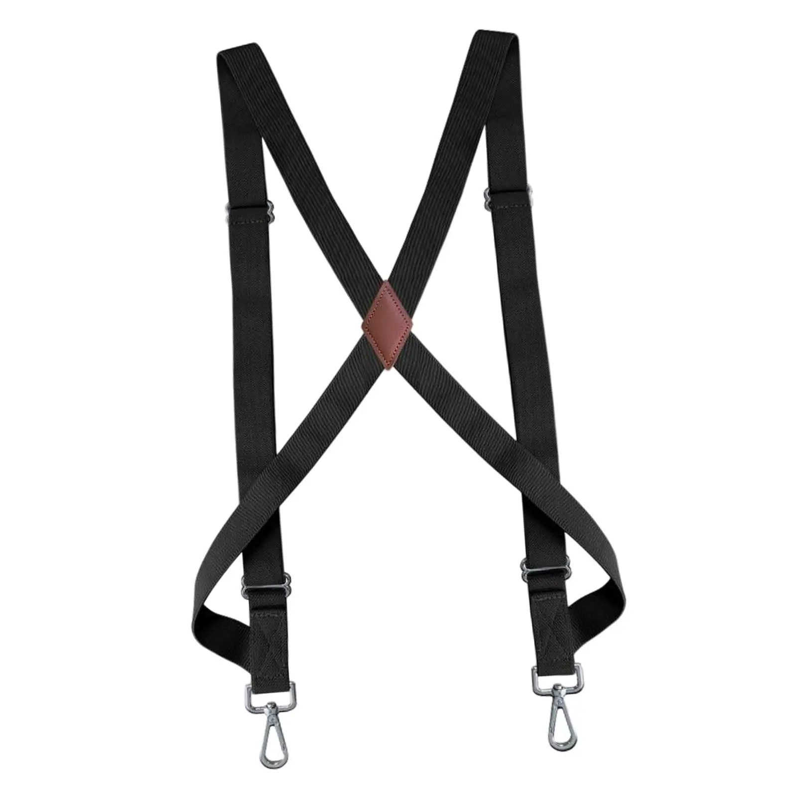 Mens Womens Suspender with Swivel Hooks Adults Elastic X Type Adjustable for Belt Loops Pants Supplies Trucker Style Suspenders