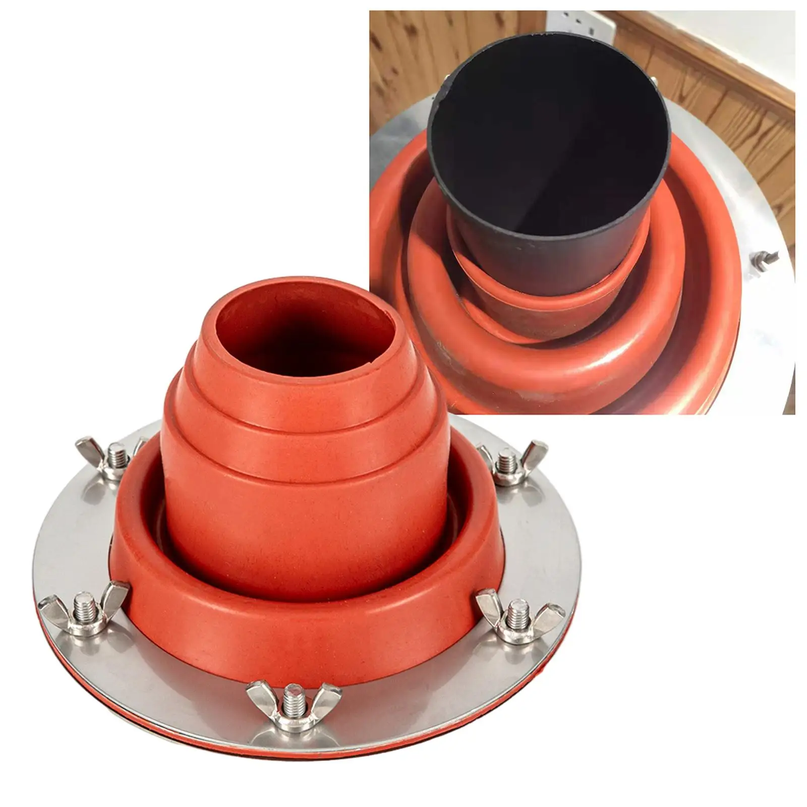 Stove Jack for Tent Tube Anti Scald Protection Ring for Tent