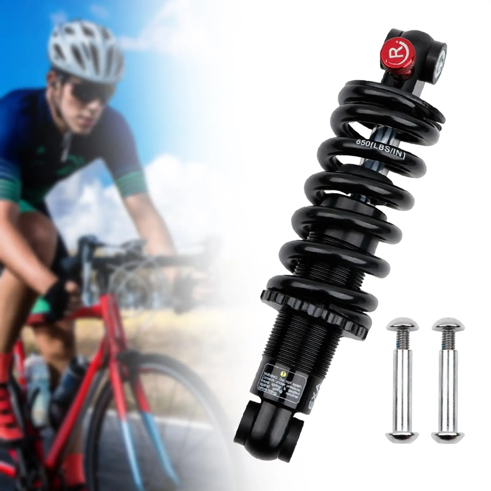 Road Bikes Damping Shock Premium Cycling Equipment 650lbs 165mm Rear Shocks