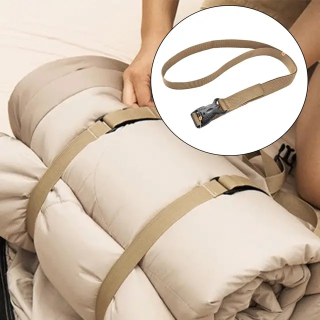 Sangles de bagage extérieur Double assurance insert boucle type valise  emballage ceinture cargaison cerclage fixe attaché corde serrée RyR462 :  : Mode