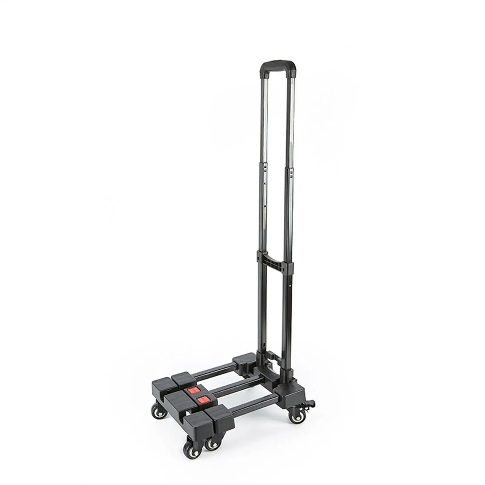 Folding Hand Truck Strong Telescoping Handle Stair Climbing Truck for Moving Outdoor 100kg (220lb) Load Capacity