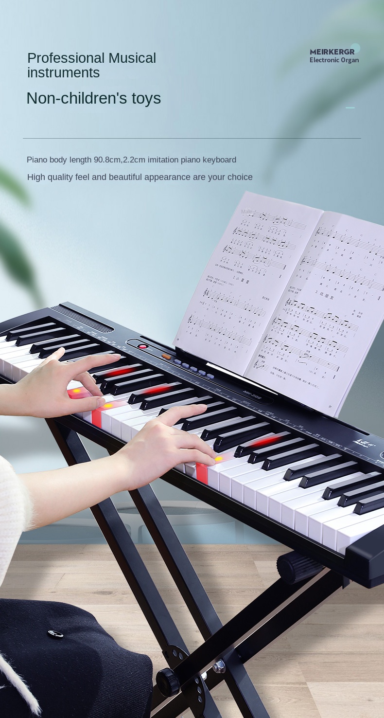 Title 10, Electronic Organ 61key Adult Children Beginner ...