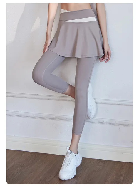 2023 Fashion Womens Elastic Skirted Leggings For Yoga, Running, And Fitness  Workouts Tigh 230901 From Kang01, $11.15 | DHgate.Com