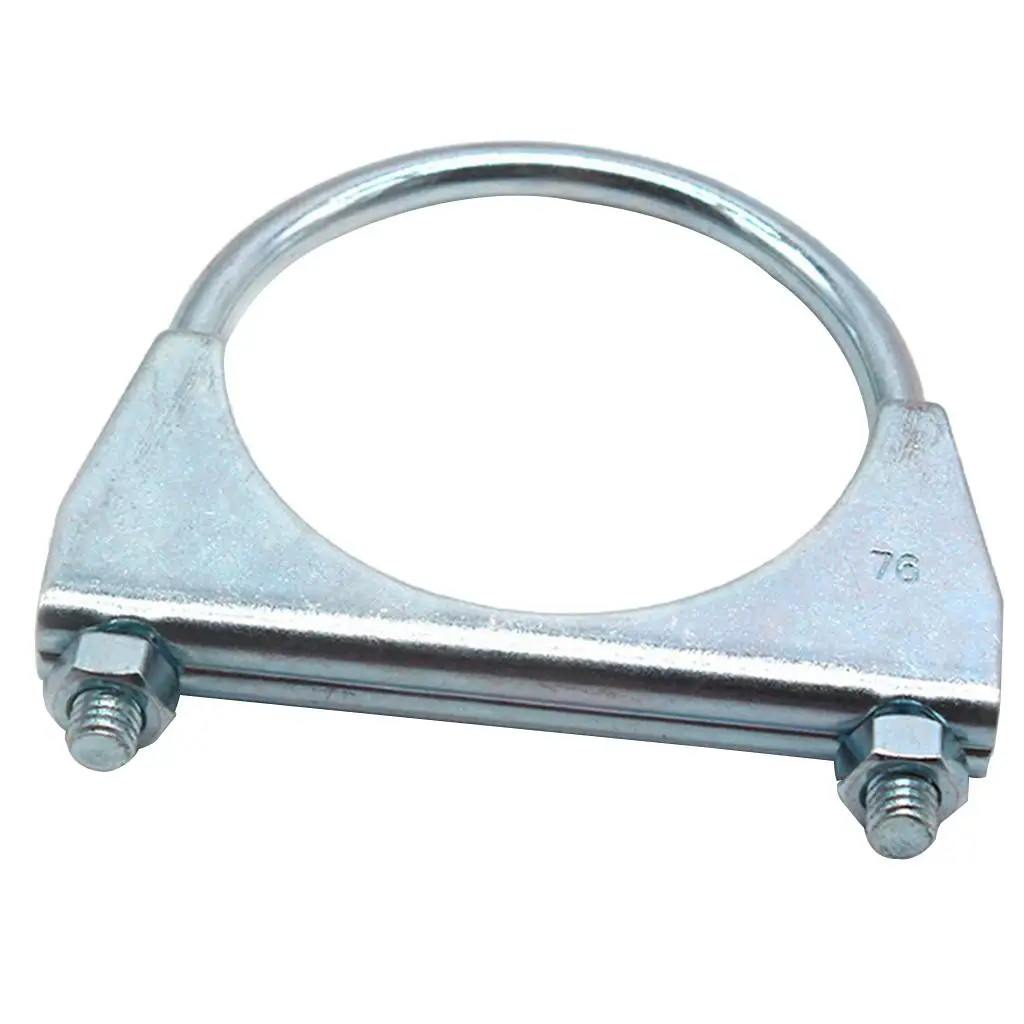 304 Stainless Steel Saddle U-Bolt Exhaust Clamp - 3 Inch