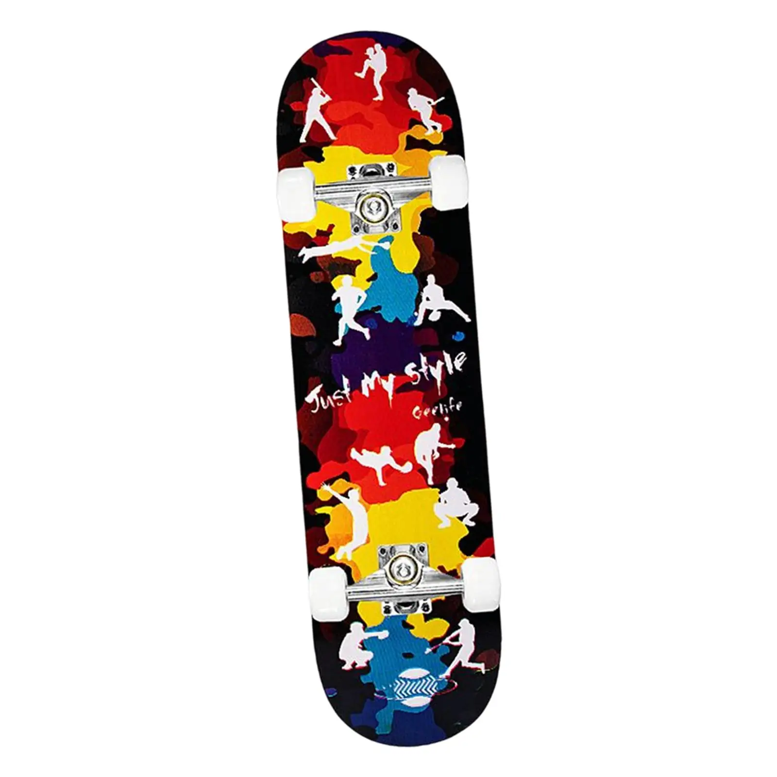 Portable Complete Skateboard 31 inch Skateboard Outdoor Sports Durable Deck