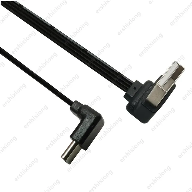 10cm 20cm USB 2.0 A cavo adattatore di prolunga maschio-femmina flessibile  compatto su e giù cavo ad angolo retto A 90 gradi 0.3m 0.5m 1m - AliExpress