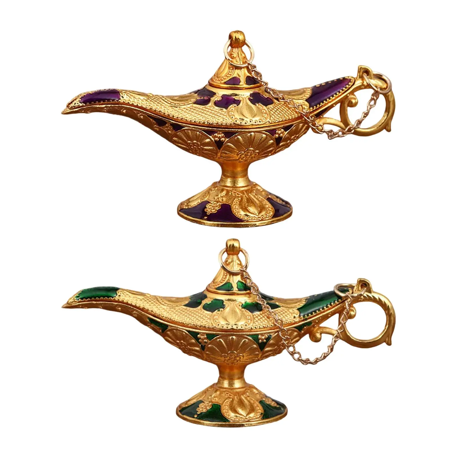 Magic Genie Lamp Decoration Ornament Crafts Luxury Classic for Table Wedding Bedroom Home Decor Party